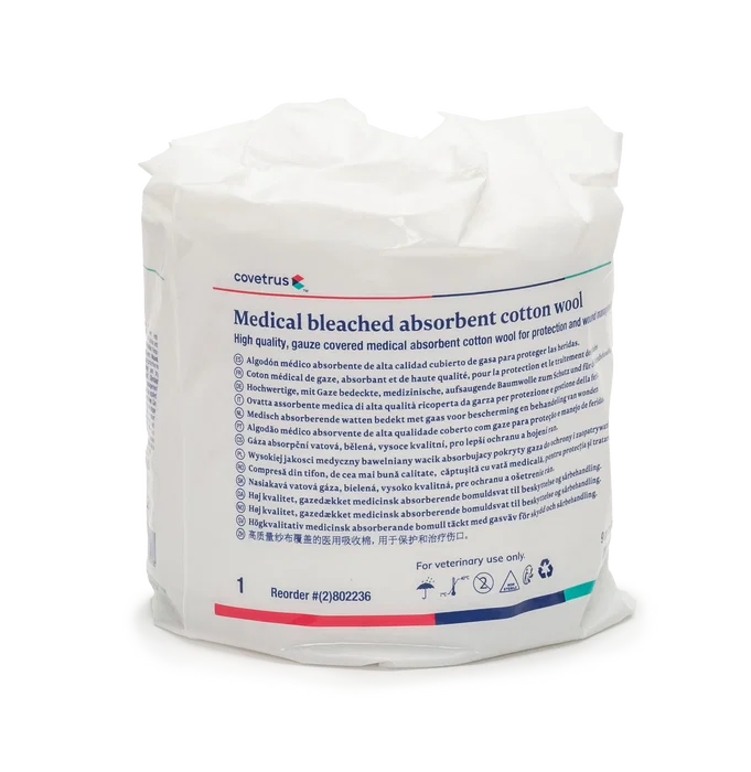 Covetrus Venda de Algodón con Gasa Absorbente, 9 cm x 6 M, 200 gr Covetrus Venda de Algodón con Gasa Absorbente, 9 cm x 6 M, 200 gr